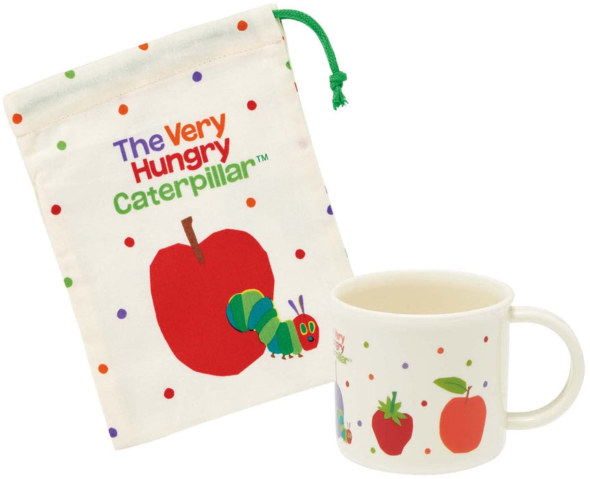 Skater Kids Cup Bag The Very Hungry Caterpillar 21x15cm Made in Japan- Japan Figure Store - #1 Bring To You The Best Japanese Goods