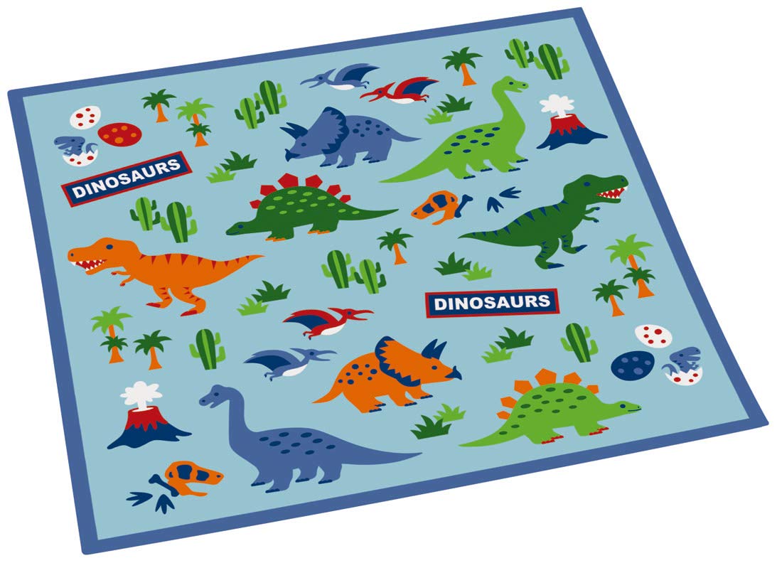 Skater Brand - Dinosaur Themed Children's Lunch Box Cloth 43x43cm Made in Japan- Japan Figure Store - #1 Bring To You The Best Japanese Goods