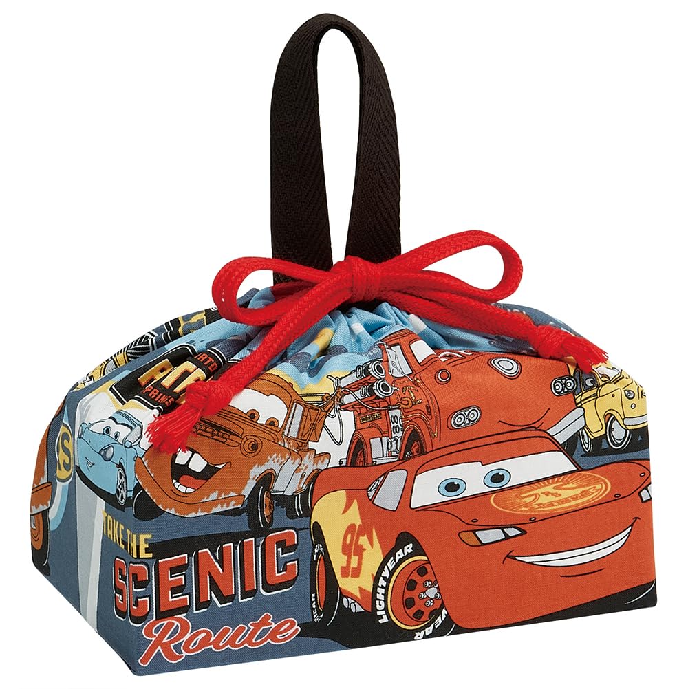 Skater Disney Cars Kids Lunch Box with Drawstring Bag Made in Japan 24- Japan Figure Store - #1 Bring To You The Best Japanese Goods