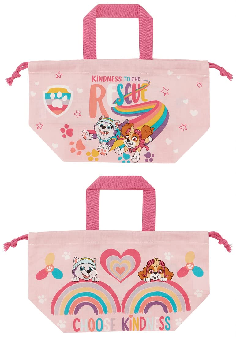 Skater Paw Patrol Kid's Lunch Box with Drawstring Bag Made in Japan KB7-A- Japan Figure Store - #1 Bring To You The Best Japanese Goods