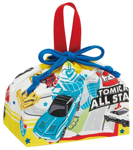 Skater Tomica 21 Children's Lunch Box Drawstring Bag Made in Japan Kb7-A- Japan Figure Store - #1 Bring To You The Best Japanese Goods