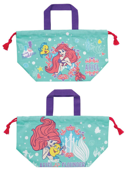 Skater Ariel Disney Kids Lunch Box and Drawstring Bag Set Made in Japan- Japan Figure Store - #1 Bring To You The Best Japanese Goods
