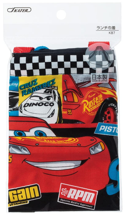 Skater Kids Lunch Box Drawstring Bag with Gusset Disney Cars 22 Boys Made in Japan- Japan Figure Store - #1 Bring To You The Best Japanese Goods