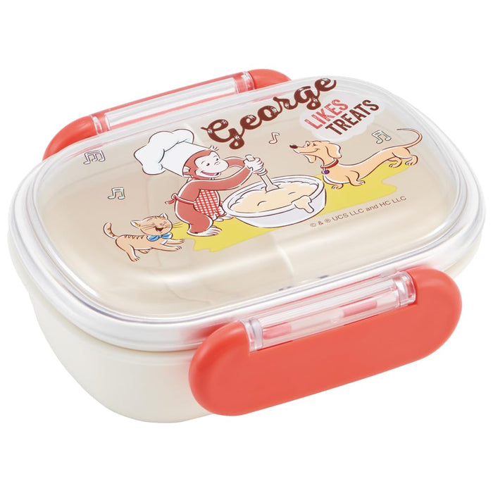 Skater Curious George Children's Lunch Box Small Size 1 Tier 270ml Antibacterial Made in Japan- Japan Figure Store - #1 Bring To You The Best Japanese Goods