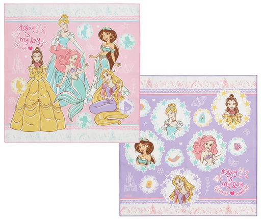 Skater Disney Princess Lunch Cloth for Kids Set of 2 23-inch- Japan Figure Store - #1 Bring To You The Best Japanese Goods