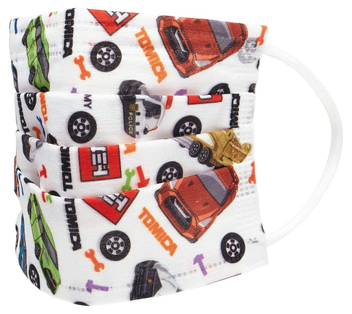 Skater Tomica Kids Mask Non-Woven Three-Ply 145x90mm - 10 Pack- Japan Figure Store - #1 Bring To You The Best Japanese Goods