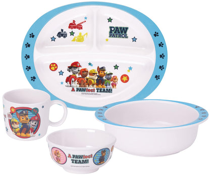 Skater Paw Patrol Kid's Melamine Lunch Plate Dish 750ml M370-A Series- Japan Figure Store - #1 Bring To You The Best Japanese Goods