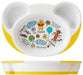 Skater Disney Pooh Sketch Baby Lunch Plate Easy Scoop Children's Tableware - 22.7x15.7 cm- Japan Figure Store - #1 Bring To You The Best Japanese Goods