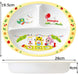 Skater Shimajiro Picnic Lunch Plate for Children - 750Ml Melamine M370- Japan Figure Store - #1 Bring To You The Best Japanese Goods