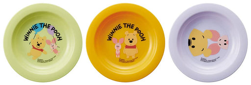 Skater Winnie the Pooh Disney Children's Plates Set of 3 12cm Made in Japan- Japan Figure Store - #1 Bring To You The Best Japanese Goods