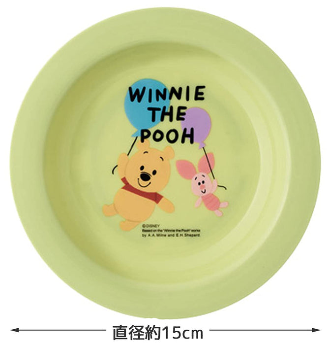 Skater Winnie The Pooh Children's Small Plates Set 15cm Made in Japan Set of 3- Japan Figure Store - #1 Bring To You The Best Japanese Goods