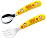 Skater Kids Spoon and Fork Set Curious George Design SFBS1-A- Japan Figure Store - #1 Bring To You The Best Japanese Goods