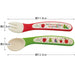 Skater Kids 12cm Fruit Spoon and Fork Set - Very Hungry Caterpillar SFB2-A- Japan Figure Store - #1 Bring To You The Best Japanese Goods