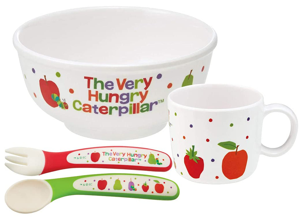Skater Kids 12cm Fruit Spoon and Fork Set - Very Hungry Caterpillar SFB2-A- Japan Figure Store - #1 Bring To You The Best Japanese Goods