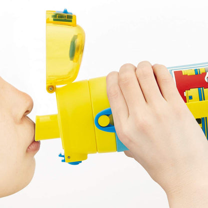 Skater Kids 480ml Stainless Steel 3D Direct Drinking Water Bottle - Boys Plarail Sdpv5-A- Japan Figure Store - #1 Bring To You The Best Japanese Goods