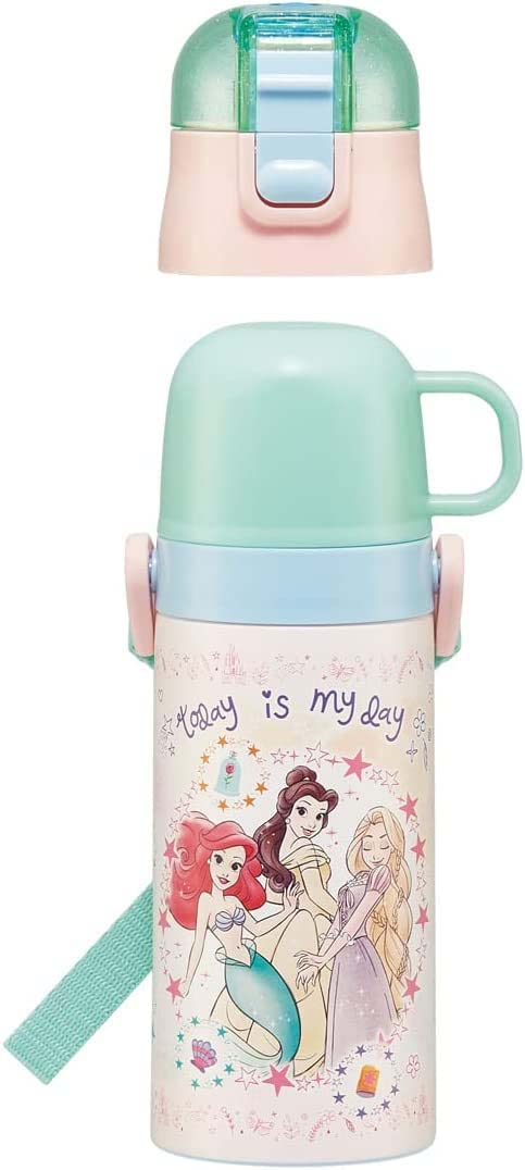Skater Princess 23 Stainless Steel Children's Water Bottle 420ml Light Thermal Insulation for Girls- Japan Figure Store - #1 Bring To You The Best Japanese Goods