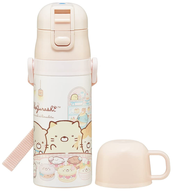 Skater Kids 420ml Insulated Stainless Steel Water Bottle Lightweight 350ml Cup Sumikko Gurashi Sweets Shop Design- Japan Figure Store - #1 Bring To You The Best Japanese Goods