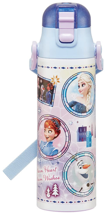 Skater Kids' Disney Frozen Stainless Steel Water Bottle Lightweight Child-Friendly Insulated 580ml Cup- Japan Figure Store - #1 Bring To You The Best Japanese Goods