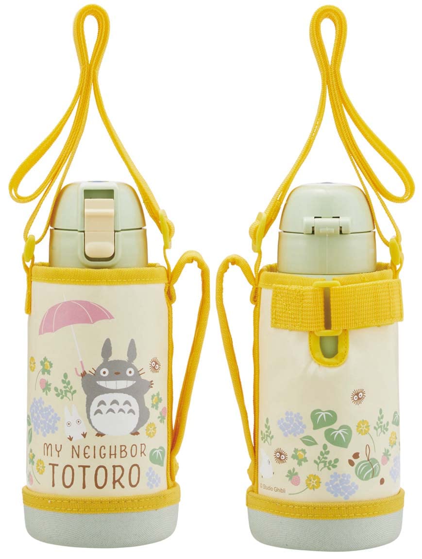 Skater Totoro 600ml Stainless Steel Water Bottle for Kids Lightweight Wide Mouth Child-Friendly- Japan Figure Store - #1 Bring To You The Best Japanese Goods