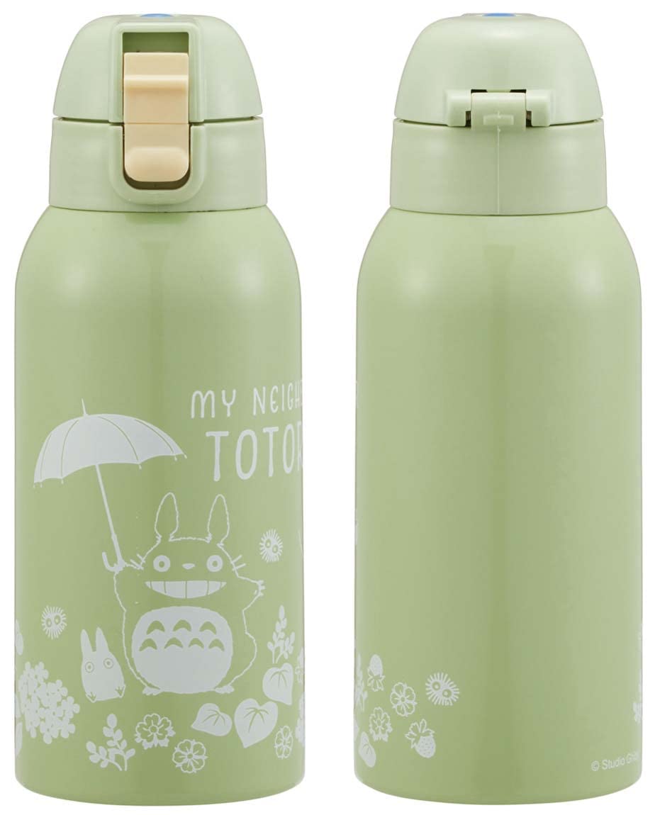 Skater Totoro 600ml Stainless Steel Water Bottle for Kids Lightweight Wide Mouth Child-Friendly- Japan Figure Store - #1 Bring To You The Best Japanese Goods