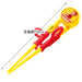 Skater Training Chopsticks for Kids 14cm Curious George Design Ages 2-7 Right Handed Square Tips- Japan Figure Store - #1 Bring To You The Best Japanese Goods