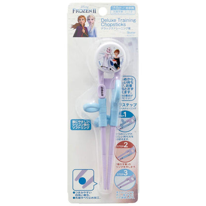 Skater Disney Frozen Children's Training Chopsticks 14cm Easy Pickup Square Tip Right-Handed Ages 2-7- Japan Figure Store - #1 Bring To You The Best Japanese Goods