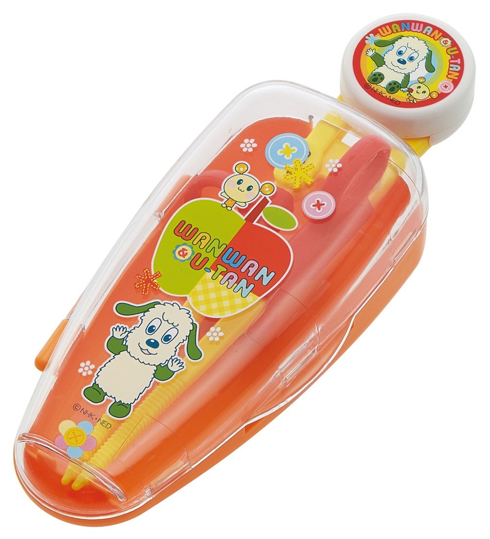 Skater Kids Training Chopsticks 14cm Ages 2-7 Right-Handed Square Tips Inai Inai Baa- Japan Figure Store - #1 Bring To You The Best Japanese Goods