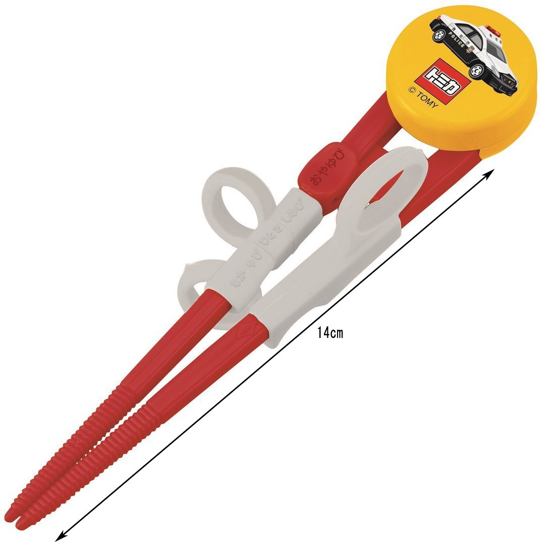 Skater Tomica Right-Handed Children's Training Chopsticks 14cm Easy Pickup Square Tip Ages 2-7- Japan Figure Store - #1 Bring To You The Best Japanese Goods