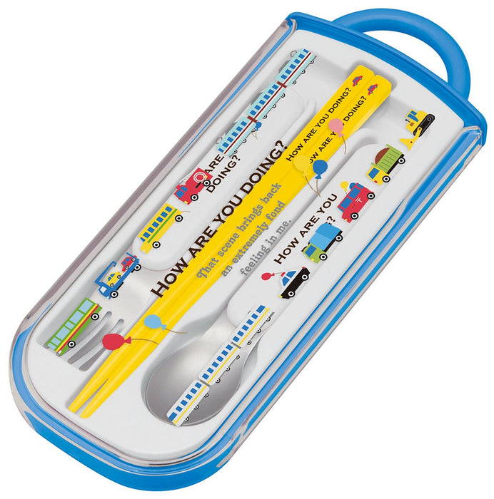 Skater Kids Trio Set - Chopsticks Spoon Fork - Active Made in Japan Tcs1Am- Japan Figure Store - #1 Bring To You The Best Japanese Goods