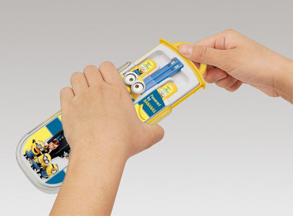 Skater Minion Kids Trio Set - Chopsticks Spoon Fork - Japanese Crafted TCS1AM- Japan Figure Store - #1 Bring To You The Best Japanese Goods