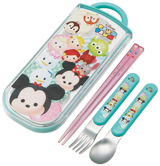 Skater Disney Tsum Tsum Patchwork Trio Set for Children - Made in Japan TCS1AM- Japan Figure Store - #1 Bring To You The Best Japanese Goods