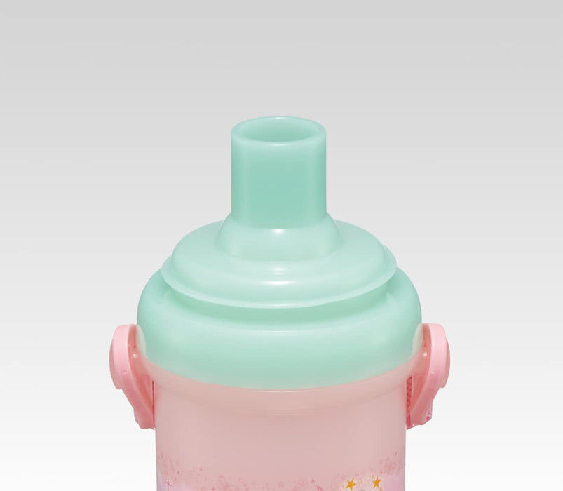 Skater Disney Princess 480ml Water Bottle with Cup for Girls - PSB5KD-A- Japan Figure Store - #1 Bring To You The Best Japanese Goods