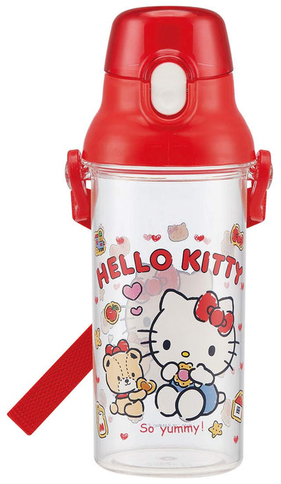 Skater Hello Kitty Cookie 480ml Water Bottle for Girls - Clear Made in Japan- Japan Figure Store - #1 Bring To You The Best Japanese Goods