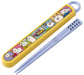 Skater Battle Cats 16.5cm Children's Antibacterial Chopsticks and Case Set Made in Japan- Japan Figure Store - #1 Bring To You The Best Japanese Goods