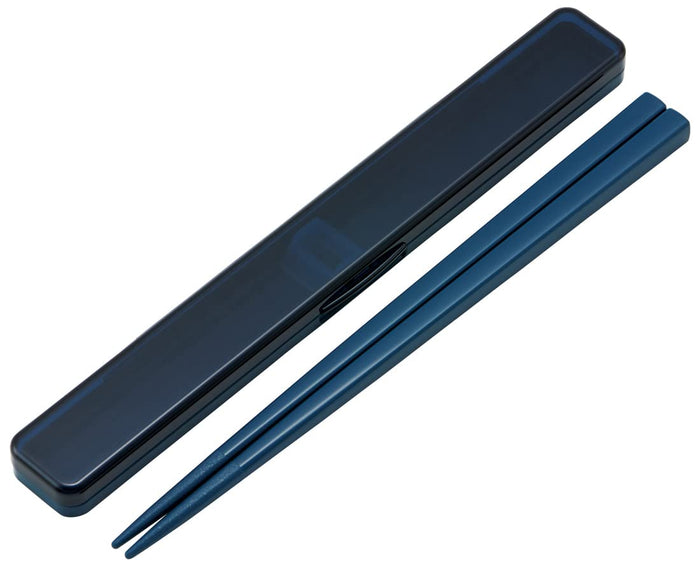 Skater Antibacterial Chopsticks 21cm with Case Set Midnight Blue Adult Men's ABC45AG-A- Japan Figure Store - #1 Bring To You The Best Japanese Goods