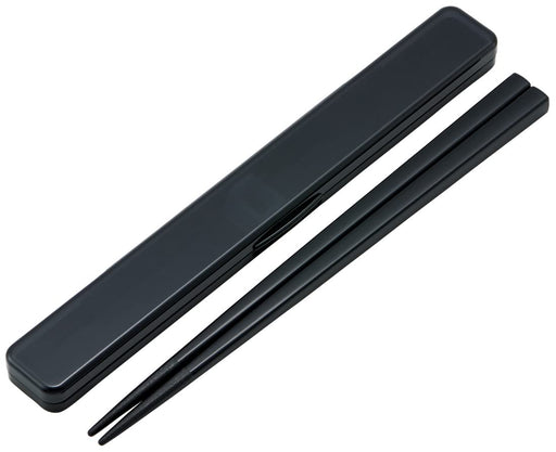 Skater 21cm Rich Black Antibacterial Chopsticks and Case Set for Adult Men- Japan Figure Store - #1 Bring To You The Best Japanese Goods