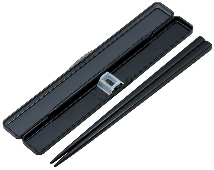 Skater 21cm Rich Black Antibacterial Chopsticks and Case Set for Adult Men- Japan Figure Store - #1 Bring To You The Best Japanese Goods