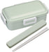 Skater 18cm Antibacterial Chopsticks and Case Set Dull Green - Made in Japan- Japan Figure Store - #1 Bring To You The Best Japanese Goods