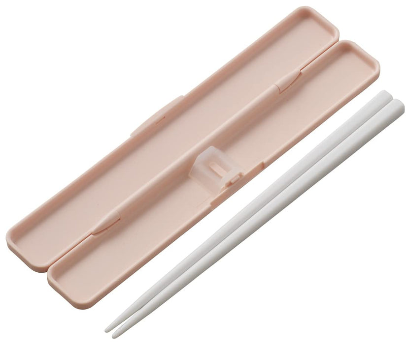 Skater Antibacterial 18cm Chopsticks and Case Set Made in Japan Dull Pink - ABC3AG-A- Japan Figure Store - #1 Bring To You The Best Japanese Goods