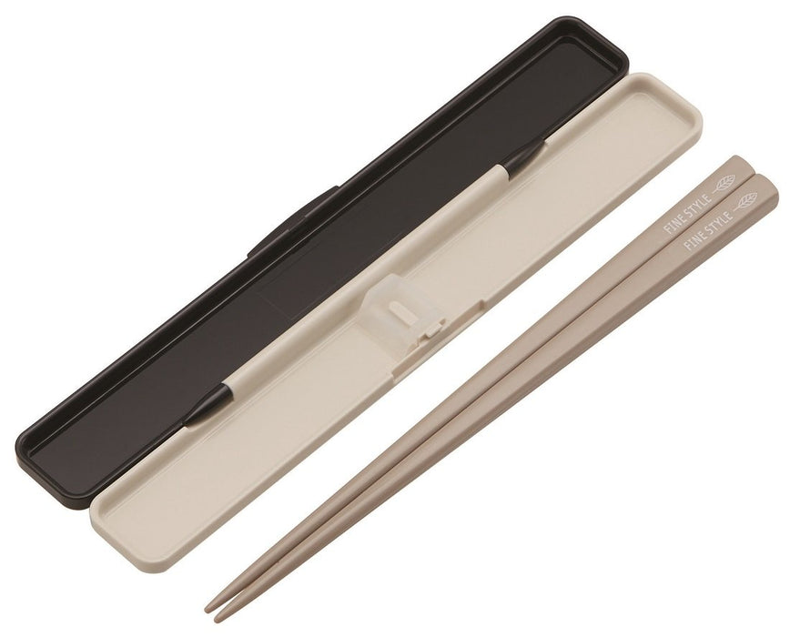 Skater Black Fine Style 18cm Chopstick and Case Set Made in Japan- Japan Figure Store - #1 Bring To You The Best Japanese Goods