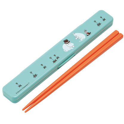 Skater Moomin Color 18cm Chopsticks and Case Set Made in Japan- Japan Figure Store - #1 Bring To You The Best Japanese Goods