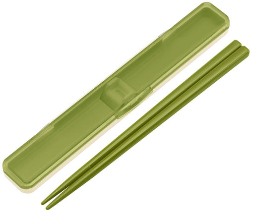 Skater Retro French Green Chopsticks and Case Set 18cm Made in Japan- Japan Figure Store - #1 Bring To You The Best Japanese Goods