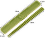 Skater Retro French Green Chopsticks and Case Set 18cm Made in Japan- Japan Figure Store - #1 Bring To You The Best Japanese Goods