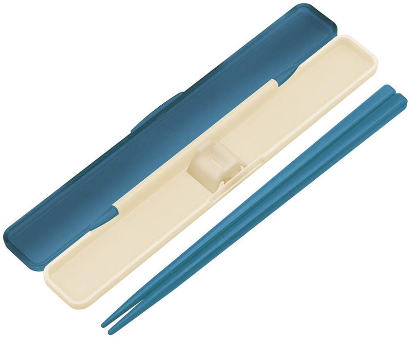 Skater Silver Ion Antibacterial Chopsticks and Case Set Retro French Navy Made in Japan 18cm- Japan Figure Store - #1 Bring To You The Best Japanese Goods