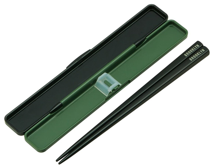 Skater 19.5cm Chopsticks Set with Case Brooklyn Silent Made in Japan ABC4-A- Japan Figure Store - #1 Bring To You The Best Japanese Goods