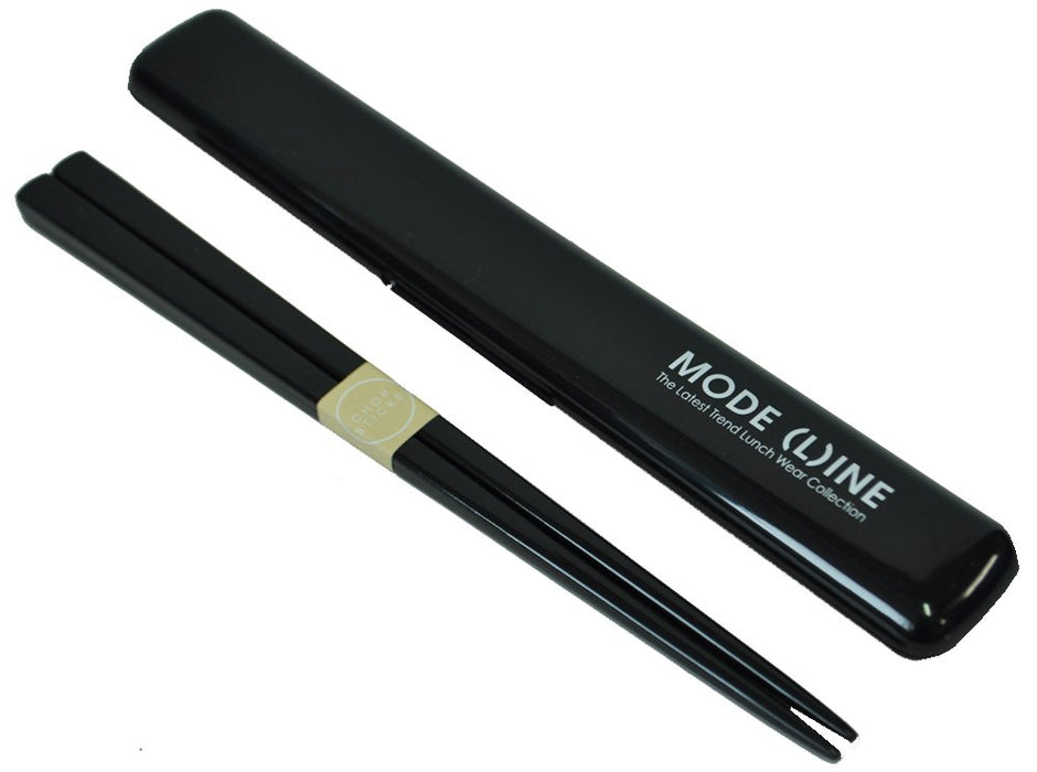 Skater Chopstick and Case Set 19.5cm Mode Line Design Black - ABG4 Series- Japan Figure Store - #1 Bring To You The Best Japanese Goods
