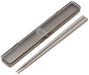 Skater 18cm Antibacterial Adult Chopsticks and Case Set in Mauve Gray - Made in Japan- Japan Figure Store - #1 Bring To You The Best Japanese Goods