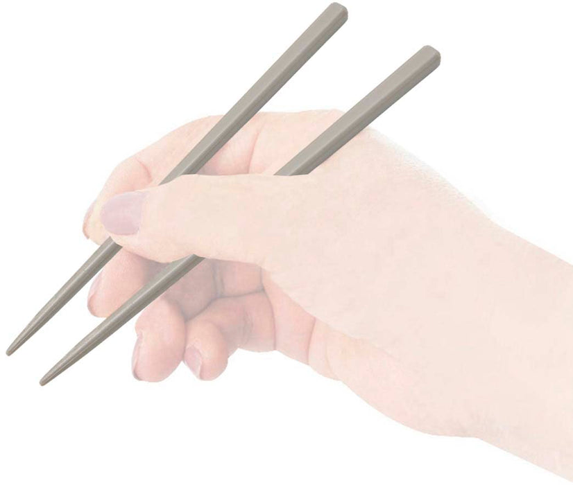 Skater 18cm Antibacterial Adult Chopsticks and Case Set in Mauve Gray - Made in Japan- Japan Figure Store - #1 Bring To You The Best Japanese Goods