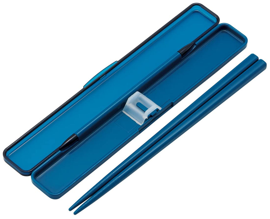 Skater Antibacterial Ocean Blue Chopstick and Case Set 18cm For Adults - Made in Japan- Japan Figure Store - #1 Bring To You The Best Japanese Goods