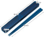 Skater Antibacterial Ocean Blue Chopstick and Case Set 18cm For Adults - Made in Japan- Japan Figure Store - #1 Bring To You The Best Japanese Goods